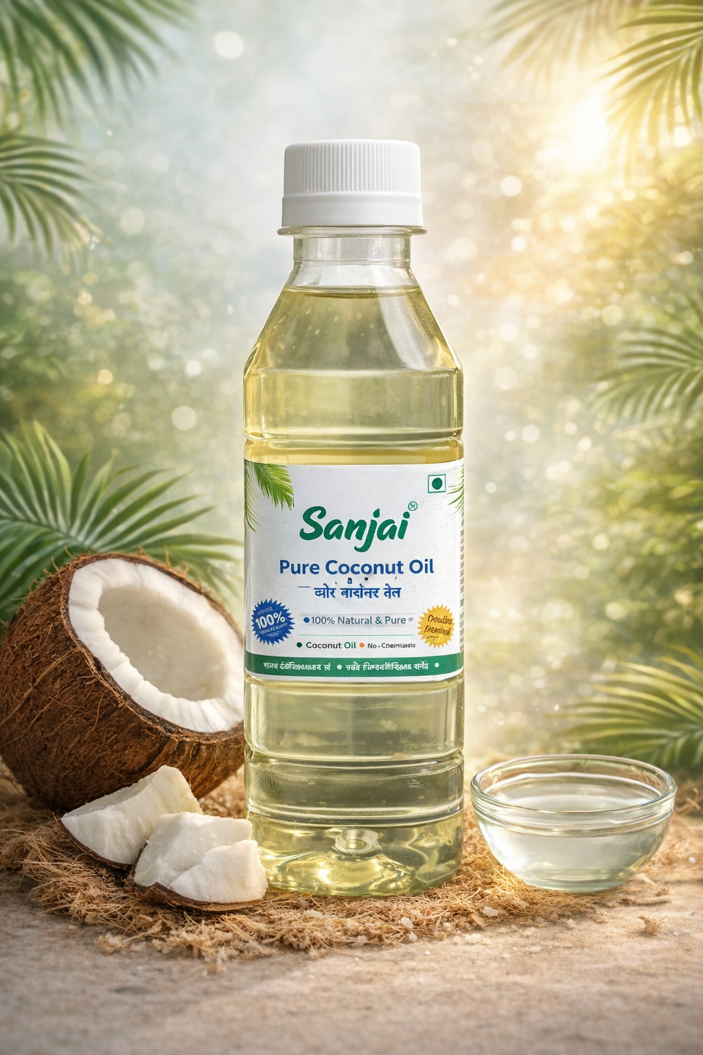 sanjai pure coconut oil – 200 ml sanjai pure coconut oil – 200 ml