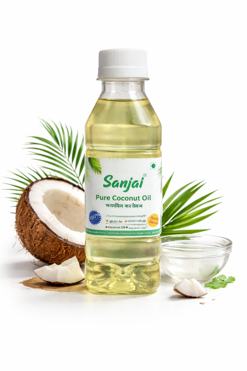 sanjai pure coconut oil – 200 ml sanjai pure coconut oil – 200 ml